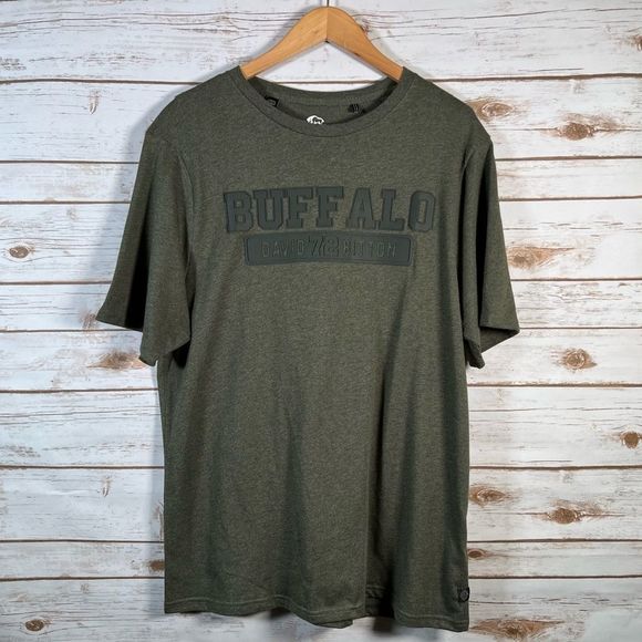 Buffalo David Bitton Other - Like New David Bitton Green Buffalo Tee Shirt Size XL